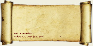 Olga Daničić vizit kartica